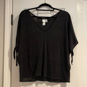 Black H&M Linen Top